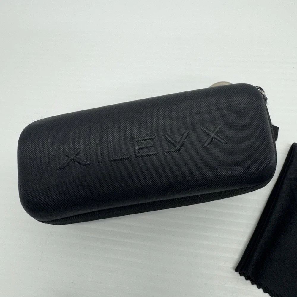 WILEY X KINGPIN Z87-2+ EN166 S MATTE BLACK AUTHENTIC EYEGLASSES W/CASE 60-19